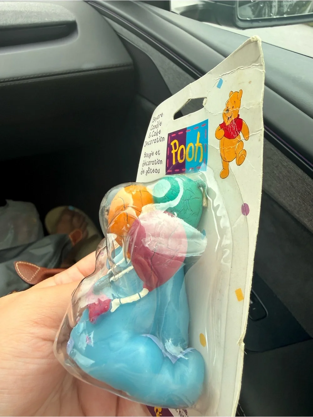 Vintage 1996 Eeyore Candle & Cake Decoration Winnie The Pooh Disney